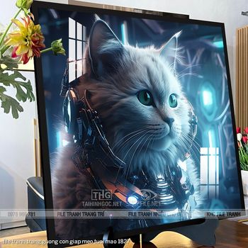 file tranh trang guong con giap meo tuoi mao 1827