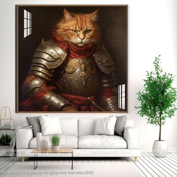 file tranh trang guong con giap meo tuoi mao 1842