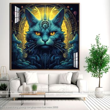 file tranh trang guong con giap meo tuoi mao 1868