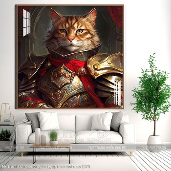 file tranh trang guong con giap meo tuoi mao 1879