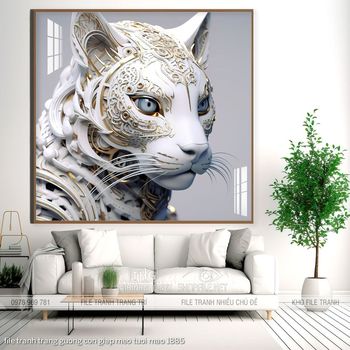 file tranh trang guong con giap meo tuoi mao 1885