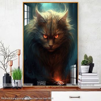 file tranh trang guong con giap meo tuoi mao 1896