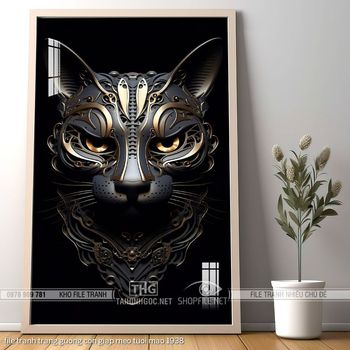 file tranh trang guong con giap meo tuoi mao 1938