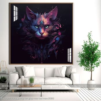 file tranh trang guong con giap meo tuoi mao 2080