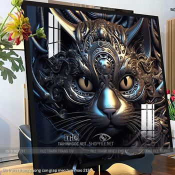 file tranh trang guong con giap meo tuoi mao 2135