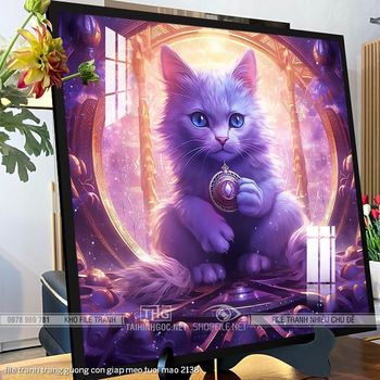 file tranh trang guong con giap meo tuoi mao 2138