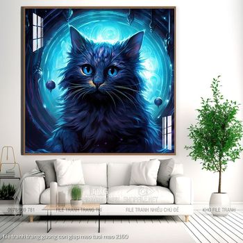 file tranh trang guong con giap meo tuoi mao 2160