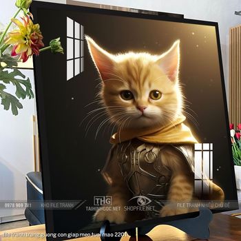 file tranh trang guong con giap meo tuoi mao 2201