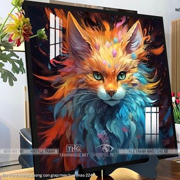 file tranh trang guong con giap meo tuoi mao 2242