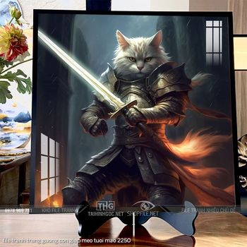 file tranh trang guong con giap meo tuoi mao 2250