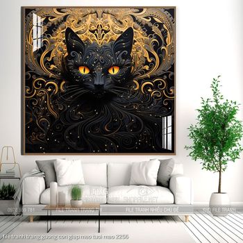 file tranh trang guong con giap meo tuoi mao 2256