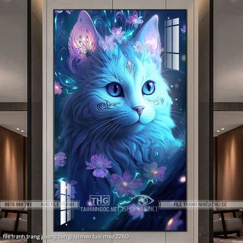 file tranh trang guong con giap meo tuoi mao 2260