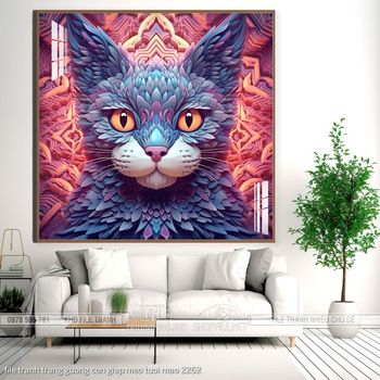 file tranh trang guong con giap meo tuoi mao 2262