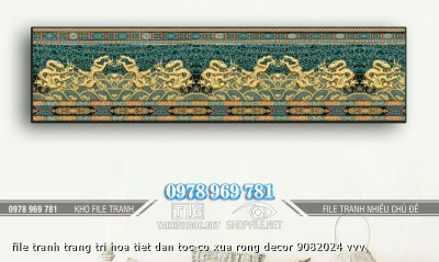 file tranh trang tri hoa tiet dan toc co xua rong decor 9082024 vvv