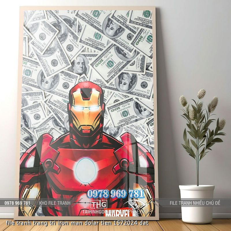 file tranh trang tri iron man dolar tien 1572024 dat