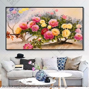 file tranh tranh hoa son dau nghe thuat dep mat