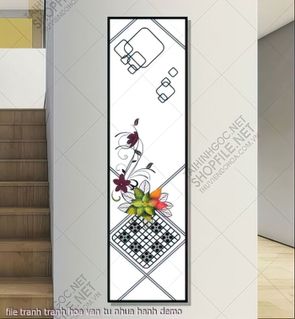 file tranh tranh hoa van tu nhua hanh