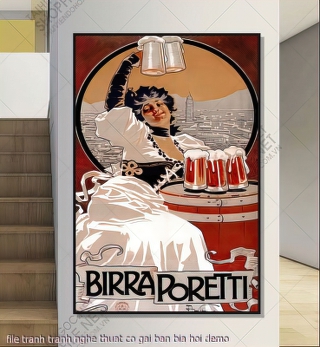 tranh nha hang file tranh tranh nghe thuat co gai ban bia hoi tranh nha hang file tranh tranh nghe thuat co gai ban bia hoi