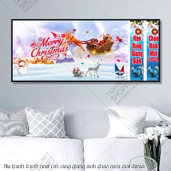 file tranh tranh noel ron rang giang sinh chao nam moi
