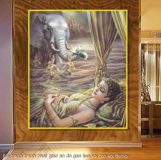 file tranh tranh phat giao an do gan lien voi con voi