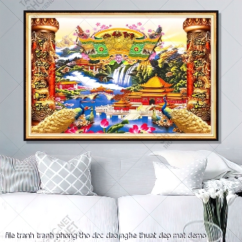 file tranh tranh phong tho doc dao nghe thuat dep mat