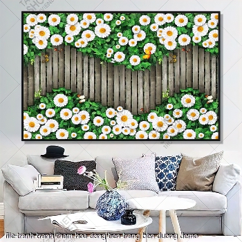 file tranh tranh tham hoa dong tien trang ben duong