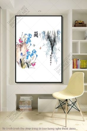 file tranh tranh thu phap trang tri treo tuong nghe thuat