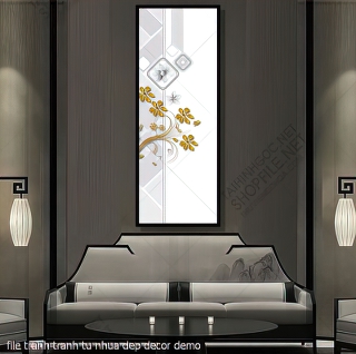 file tranh tranh tu nhua dep decor