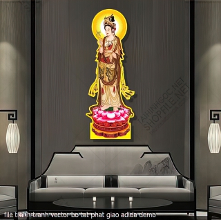 file tranh tranh vector bo tat phat giao adida