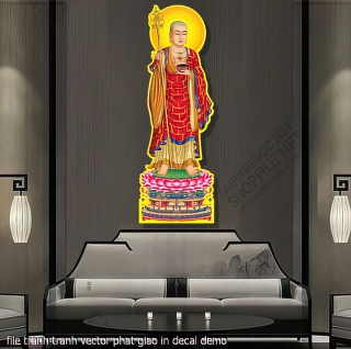 file tranh tranh vector phat giao in decal