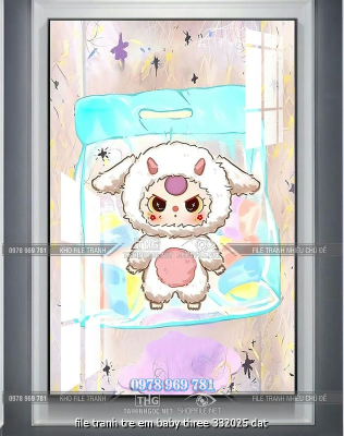 file tranh tre em baby three 332025 dat