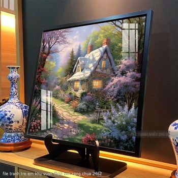 file tranh tre em khu vuon than tien cong chua 2462