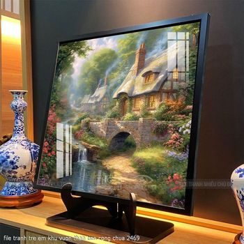 file tranh tre em khu vuon than tien cong chua 2469