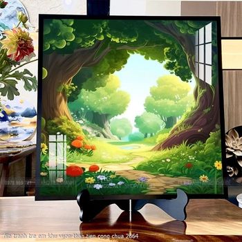 file tranh tre em khu vuon than tien cong chua 2664