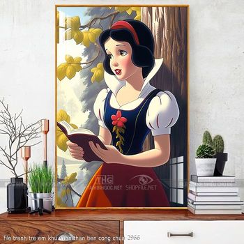 file tranh tre em khu vuon than tien cong chua 2966