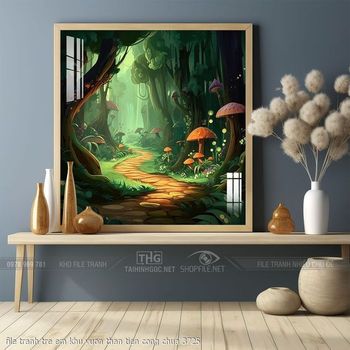 file tranh tre em khu vuon than tien cong chua 3725