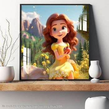 file tranh tre em khu vuon than tien cong chua 3728