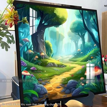 file tranh tre em khu vuon than tien cong chua 3729