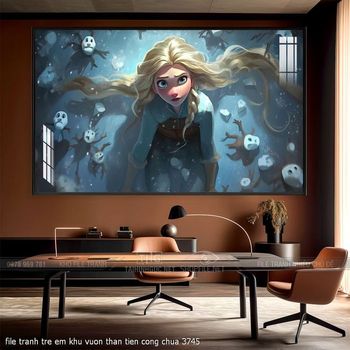 file tranh tre em khu vuon than tien cong chua 3745