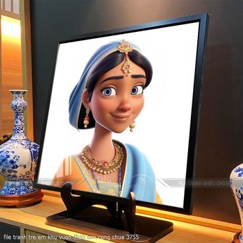 file tranh tre em khu vuon than tien cong chua 3755