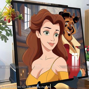 file tranh tre em khu vuon than tien cong chua 3763