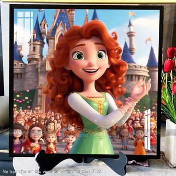 file tranh tre em khu vuon than tien cong chua 3788