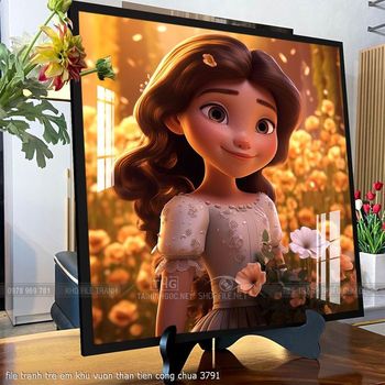 file tranh tre em khu vuon than tien cong chua 3791