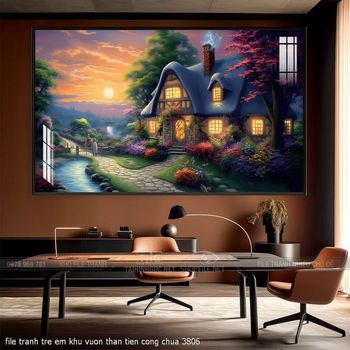 file tranh tre em khu vuon than tien cong chua 3806