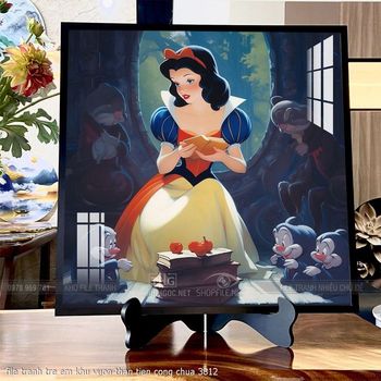 file tranh tre em khu vuon than tien cong chua 3812