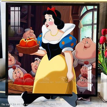 file tranh tre em khu vuon than tien cong chua 3923