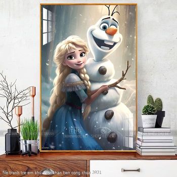 file tranh tre em khu vuon than tien cong chua 3931