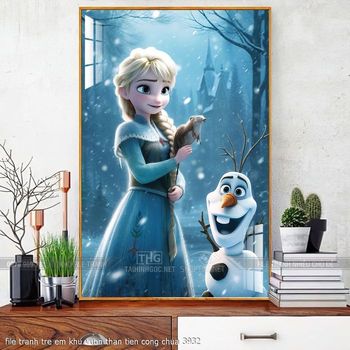 file tranh tre em khu vuon than tien cong chua 3932