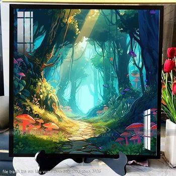 file tranh tre em khu vuon than tien cong chua 3936