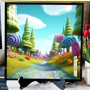 file tranh tre em khu vuon than tien cong chua 3939